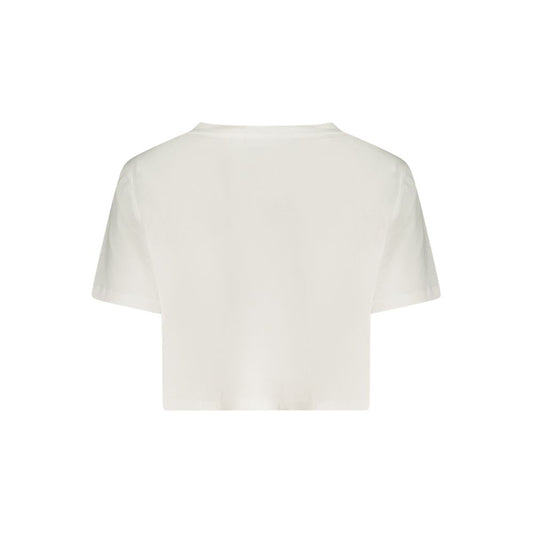 Guess Jeans White Cotton Women T-Shirt
