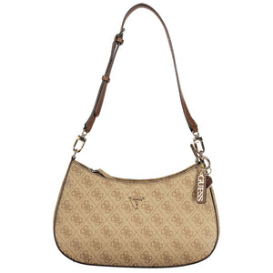 Guess Jeans Beige Polyurethane Women Handbag