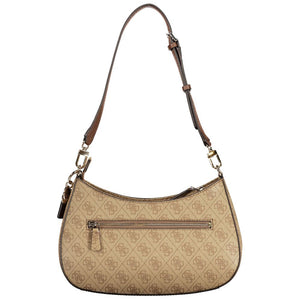 Guess Jeans Beige Polyurethane Women Handbag