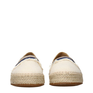 Eleventy Beige Fabric Espadrilles