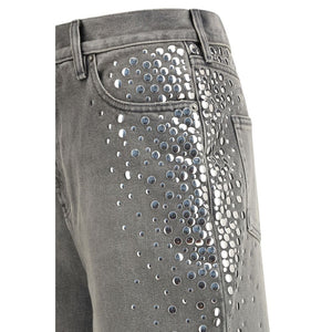 Golden Goose Gray Cotton Jeans Denim