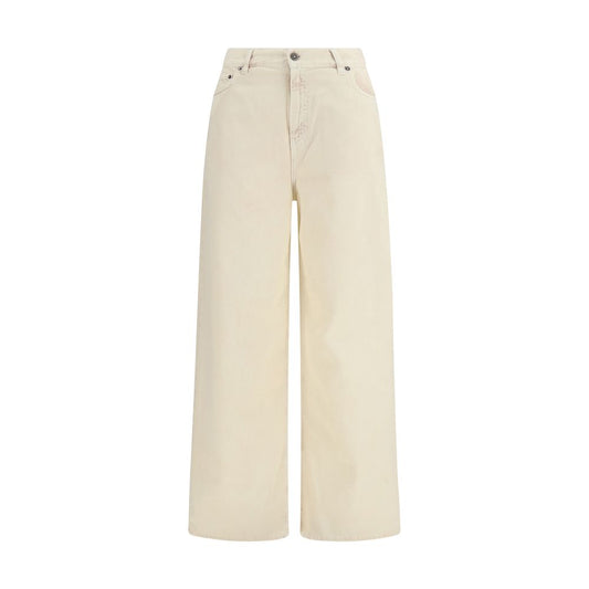 Golden Goose Bicolor Cotton Relaxed Fit Jeans