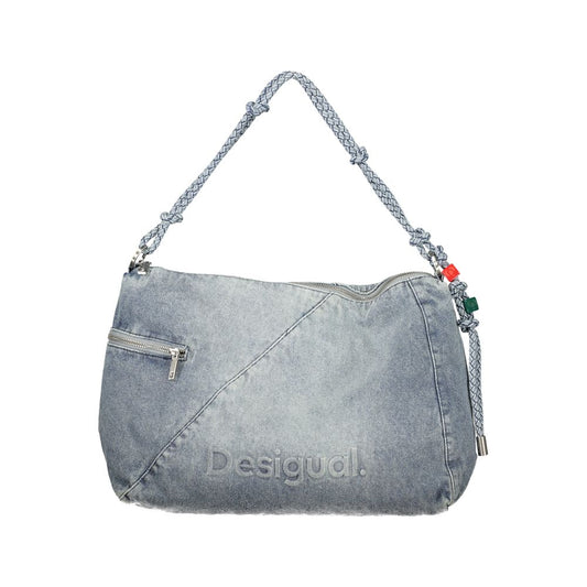 Desigual Azzurro Cotton Women Handbag
