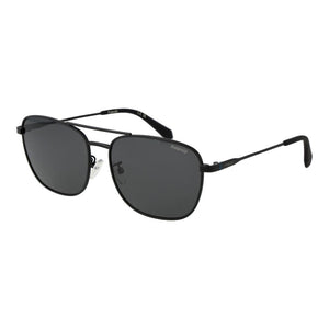 Polaroid Black Stainless Steel Sunglasses