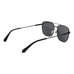 Polaroid Black Stainless Steel Sunglasses