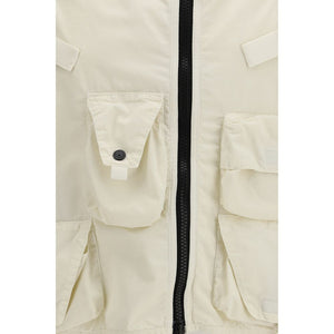 Stone Island Beige Cotton Sleveless Jacket