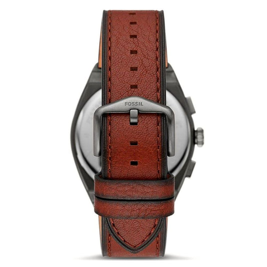 Fossil Brown Leather Dress Watch