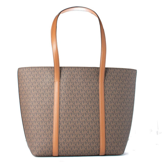 Michael Kors Brown Canvas Tote Bag