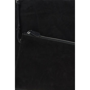 The Row Black Lamb Ovis Aries Aries Shoulder Bag