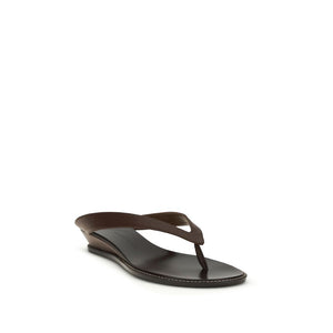 Giuseppe Zanotti Brown Calf Leather Bos Taurus Platform Sandals