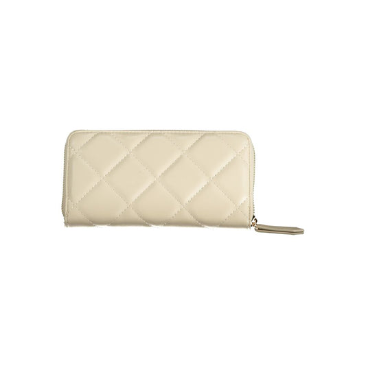 Mario Valentino Beige Polyurethane Women Wallet