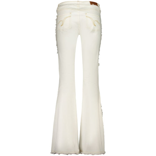 Desigual Bianco Cotton Female Jeans