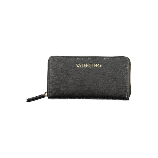 Mario Valentino Black Polyurethane Women's Wallet