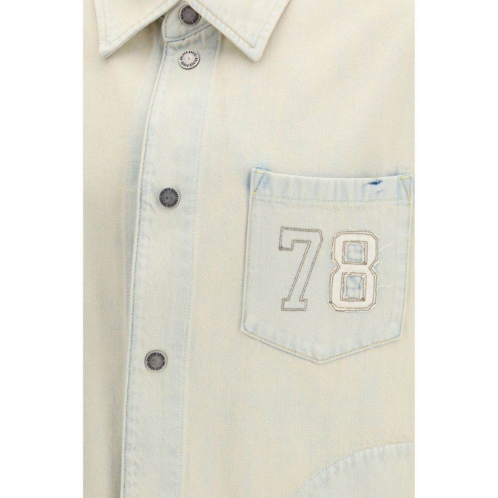 Golden Goose Beige Cotton Denim Jacket