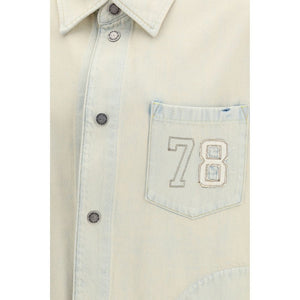 Golden Goose Beige Cotton Denim Jacket