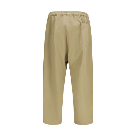 Maison Margiela Beige Polyester Casual Pants