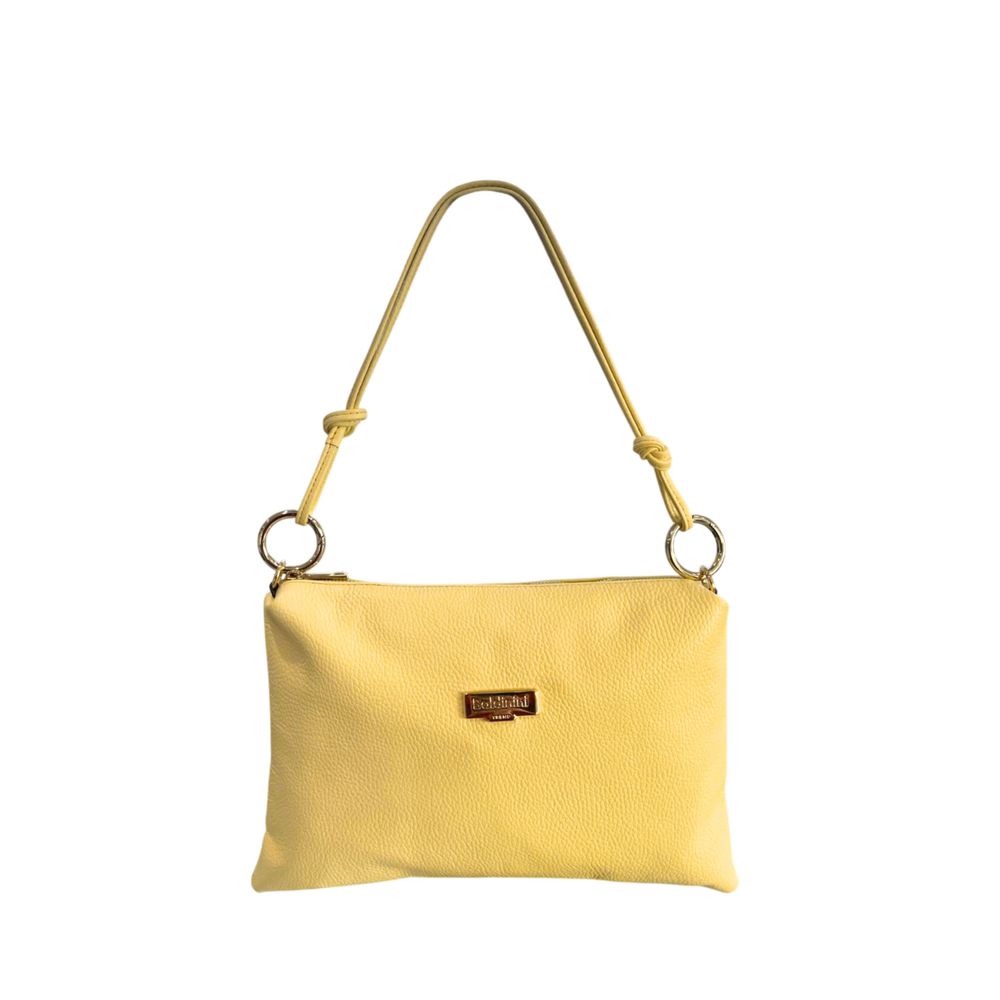 Baldinini Trend Bicolor Cowhide Clutch Bag