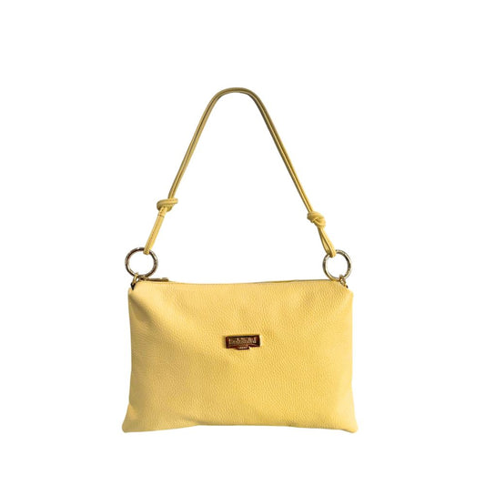 Baldinini Trend Bicolor Cowhide Clutch Bag