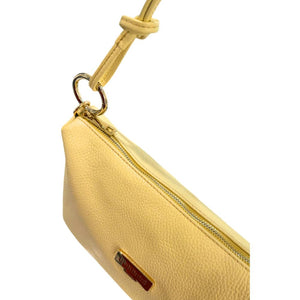 Baldinini Trend Bicolor Cowhide Clutch Bag