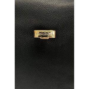 Baldinini Trend Black Cowhide Clutch Bag