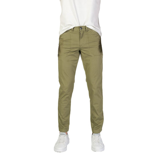Refrigiwear Green Cotton Casual Pants