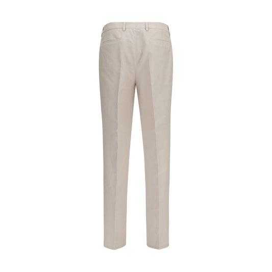 Brunello Cucinelli Beige Cotton Dress Pants