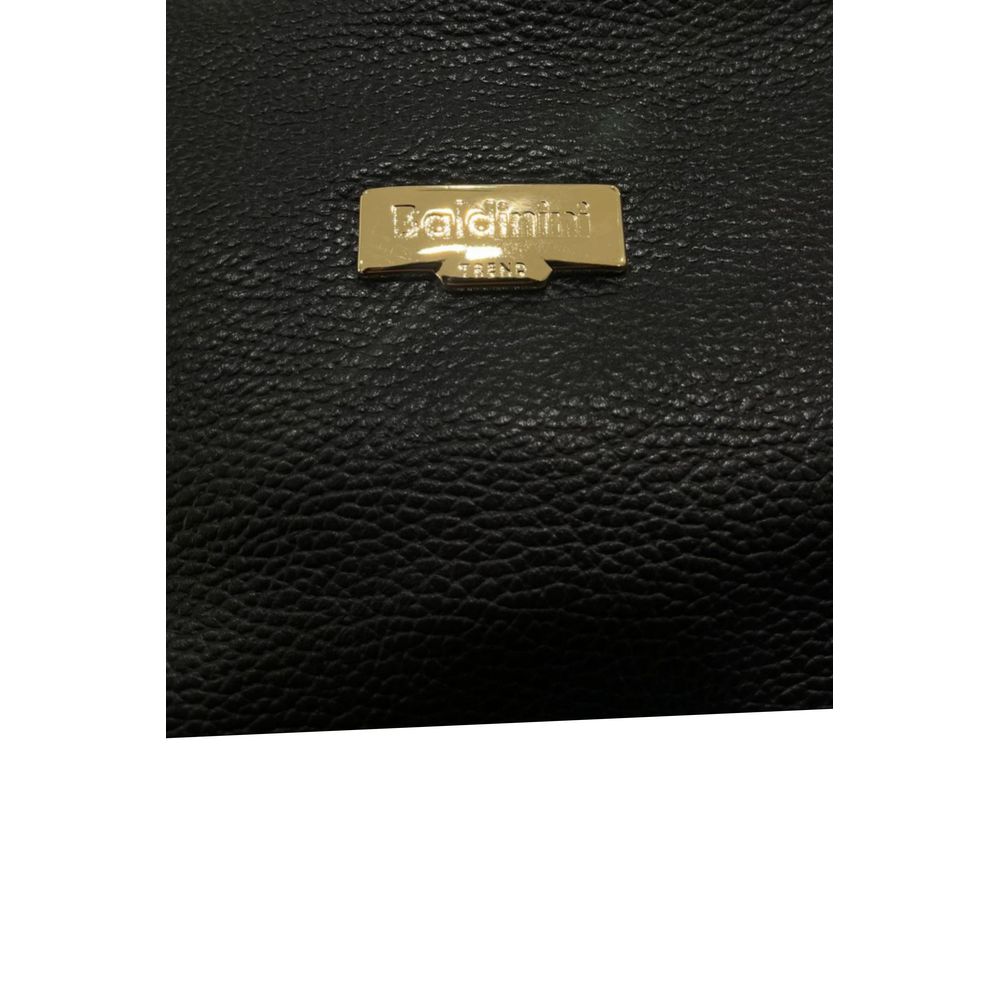 Baldinini Trend Black Cow Women Shoulder Bag