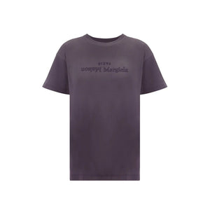 Maison Margiela Purple Cotton T-Shirt
