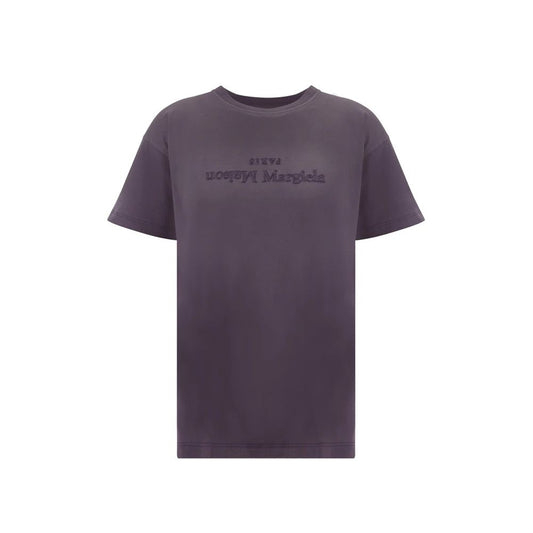 Maison Margiela Purple Cotton T-Shirt