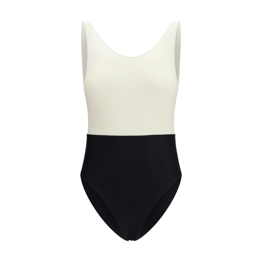 Ami Paris Multicolor Polyamide One-Piece Swimsuit