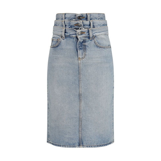 Fiorucci Blue Denim Skirt