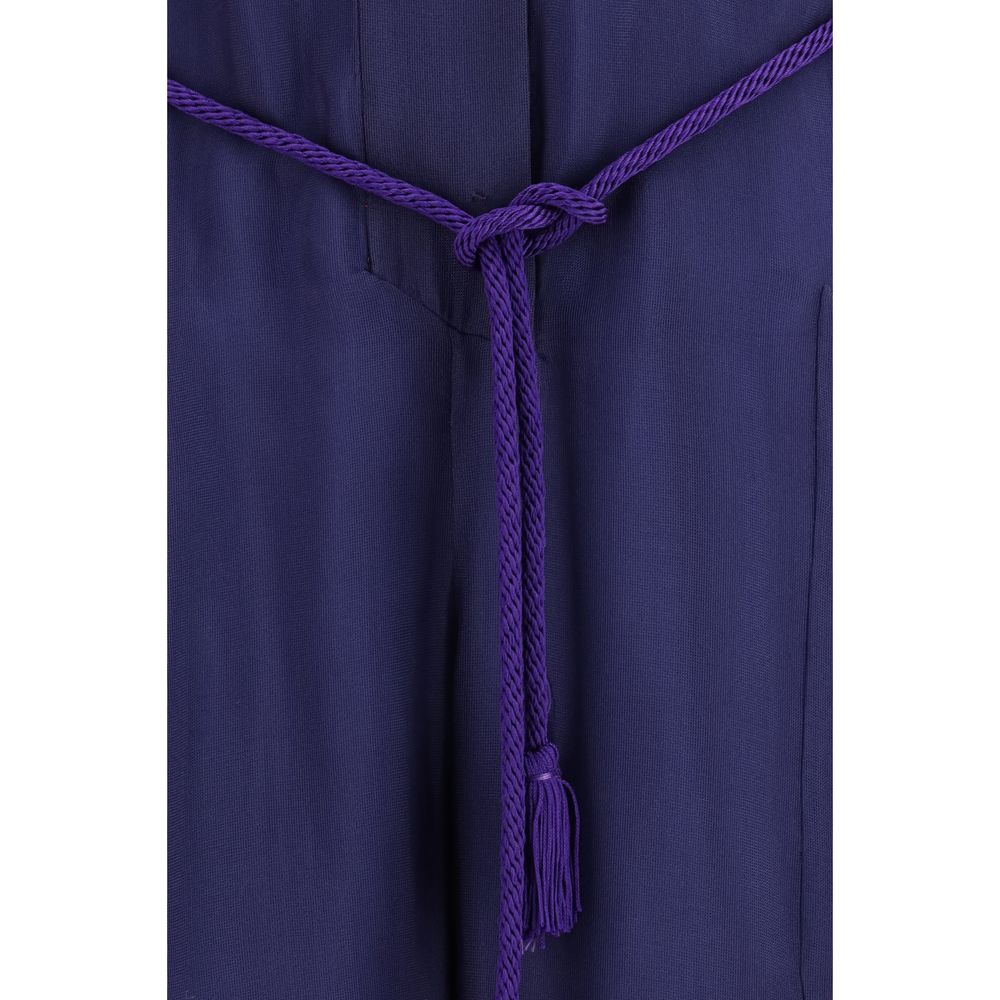 Giorgio Armani Blue Viscose Jumpsuit