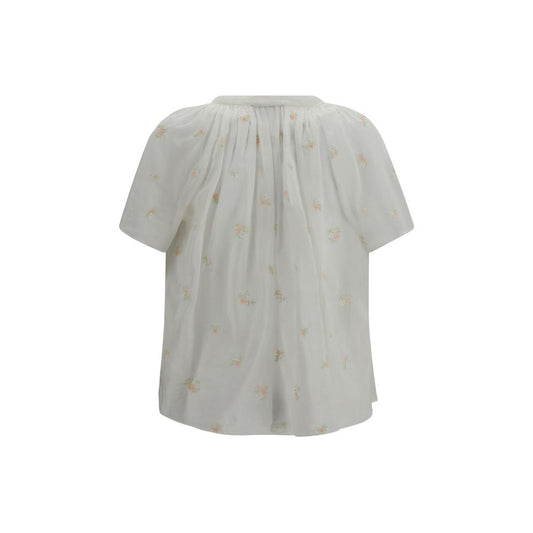 Forte_Forte Beige Cotton Pattern Shirt