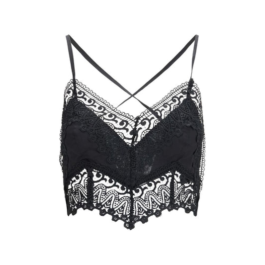 Charo Ruiz Black Cotton Shirt