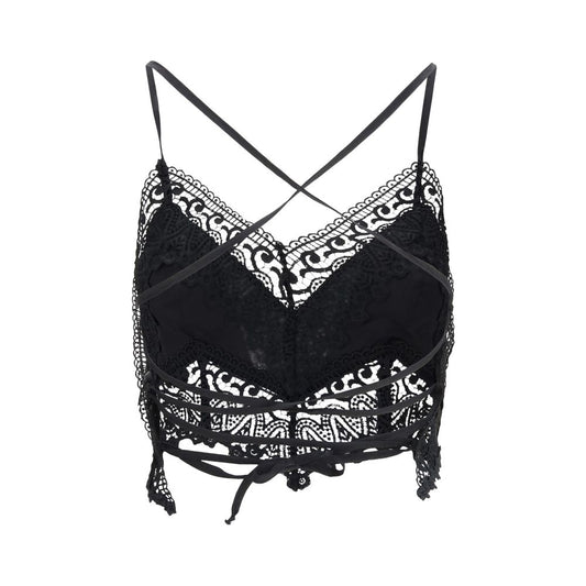 Charo Ruiz Black Cotton Shirt