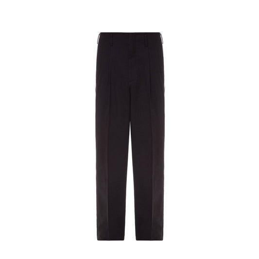 Dolce & Gabbana Black Cotton Casual Pants