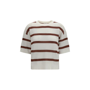 Brunello Cucinelli Brown Cotton Sweatshirt