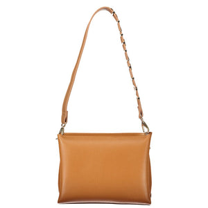 Mario Valentino Brown Polyurethane Women's Bag