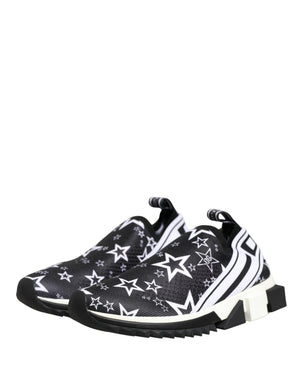 Dolce & Gabbana Black Stars Logo SORRENTO Sneakers Shoes