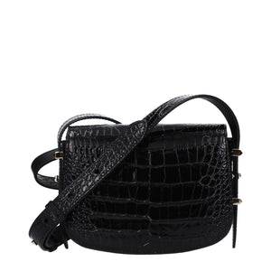 Jimmy Choo Black Leather Crossbody Bag