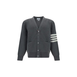 Thom Browne Gray Cotton Cardigan