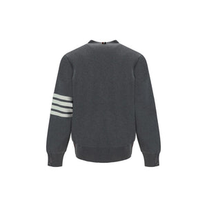 Thom Browne Gray Cotton Cardigan