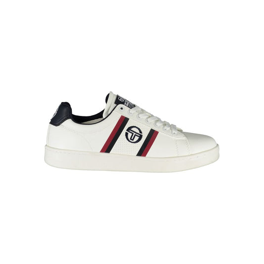 Sergio Tacchini White Polyurethane Men's Sneaker