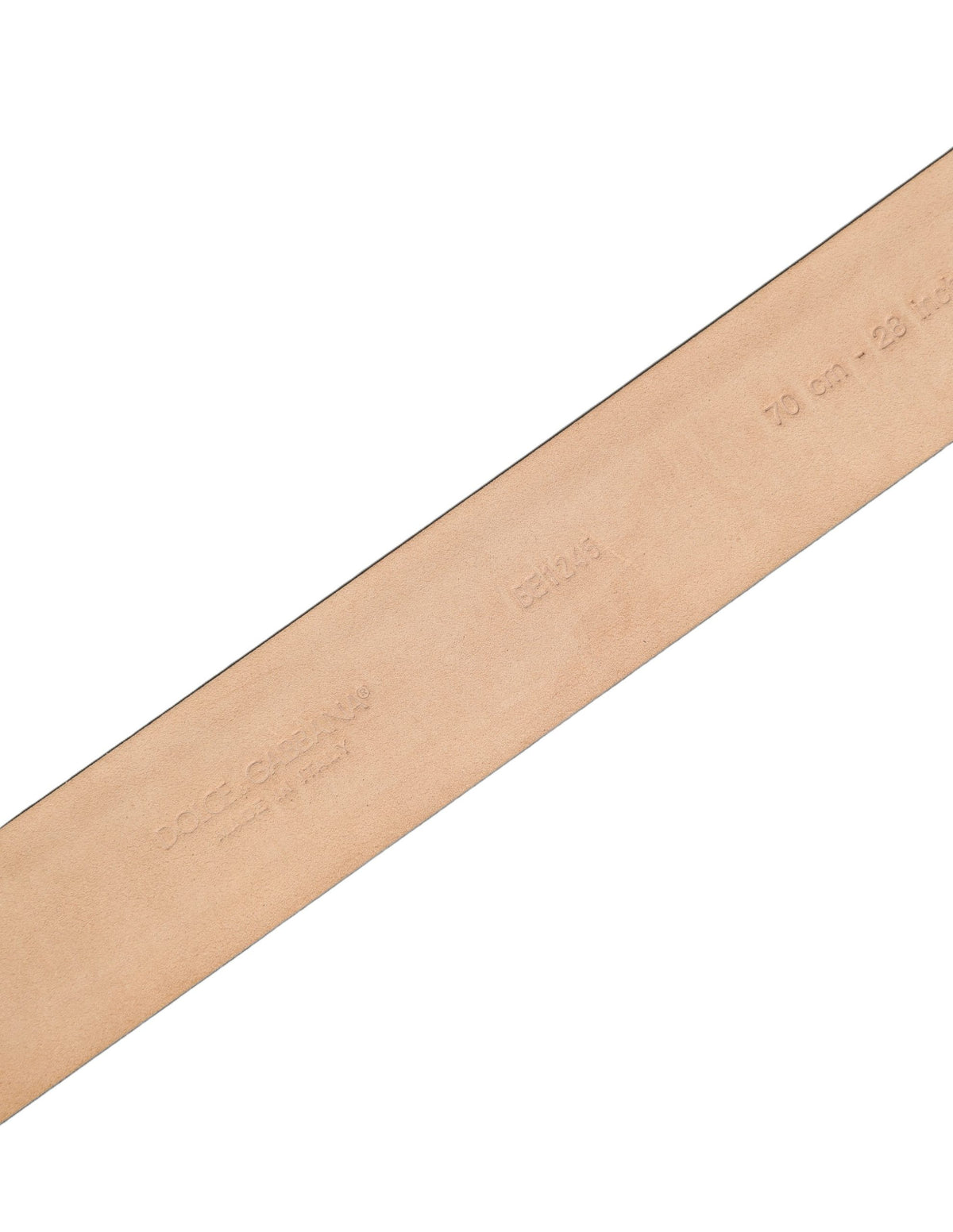 Dolce & Gabbana Black Leather Crystal Metal Buckle Belt