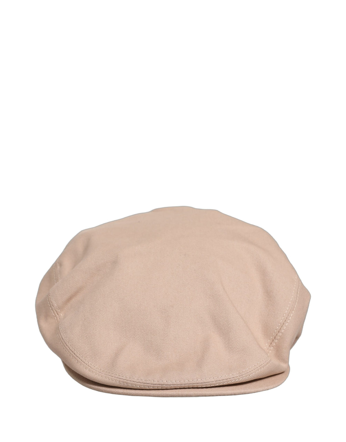Dolce & Gabbana Men Beige Cotton Newsboy Cloth Capello Hat