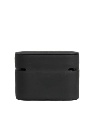 Dolce & Gabbana Case Black PVC Embossed Logo Flip Holder Women Airpods