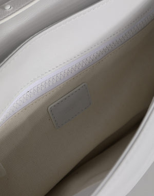 Dolce & Gabbana White Logo Plaque Crossbody Shoulder Borse Women Bag