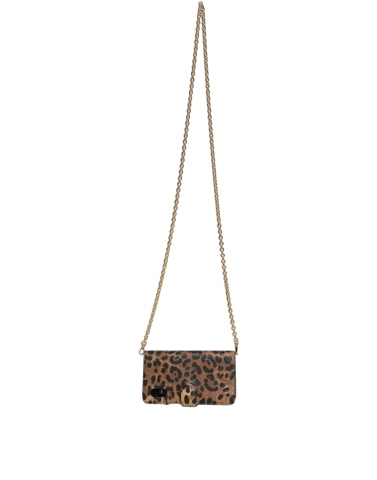 Dolce & Gabbana Flip Cover Brown Leopard Crystal iPhone X - XS Case