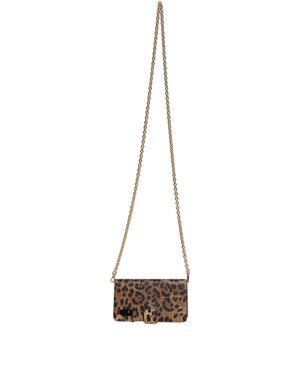 Dolce & Gabbana Flip Cover Brown Leopard Crystal iPhone X - XS Case