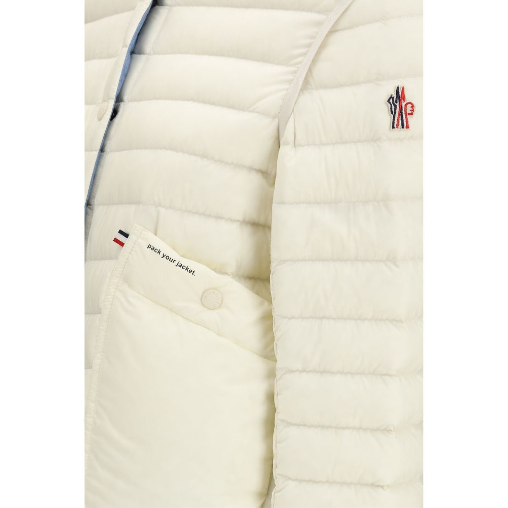 Moncler Grenoble White Polyamide Coat